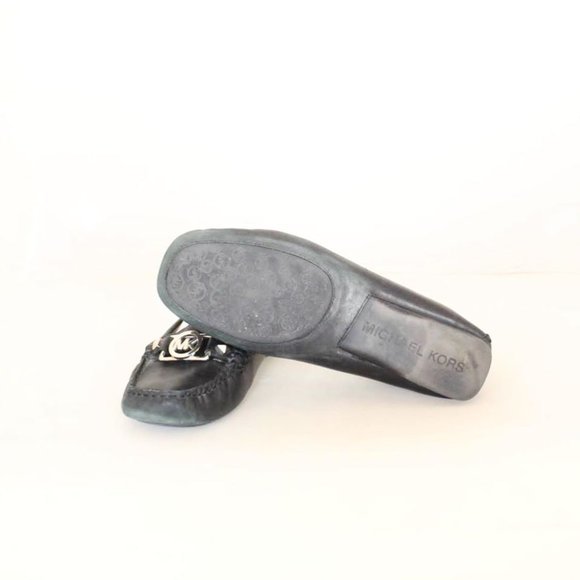 MICHAEL KORS Black Leather Loafers - Picture 4 of 6